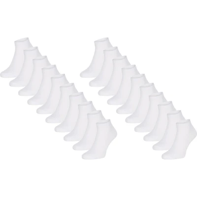 Afbeelding van Mario Russo Sokken 10 Pack Sneaker Wit Maat 39 42