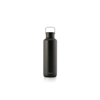 Afbeelding van EQUA Timeless geïsoleerde drinkfles, dubbelwandig, roestvrij staal, 24 uur koud of tot 12 warm, BPA vrij, lekvrij, duurzaam, multifunctioneel (donker, 600 ml)