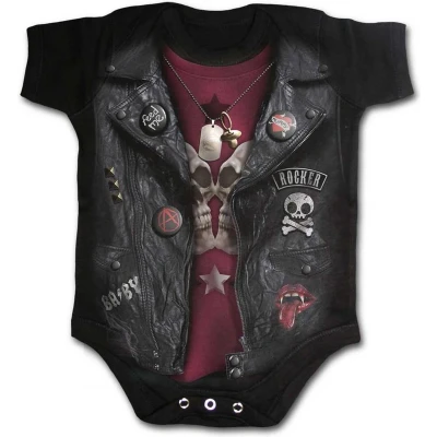 Afbeelding van Spiral Romper BABY M BIKER Zwart