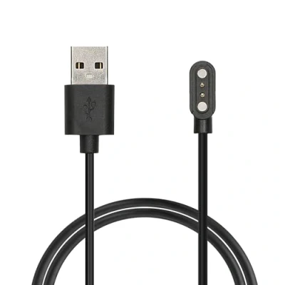 Afbeelding van kwmobile USB oplaadkabel geschikt voor Willful Fitnesstracker / smartwatch kabel Laadkabel in zwart