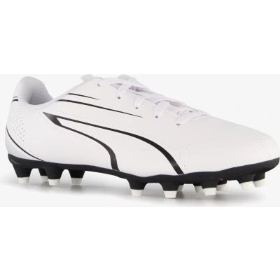 Afbeelding van Puma Vitoria FG kinder voetbalschoenen wit Maat 33 Uitneembare zool