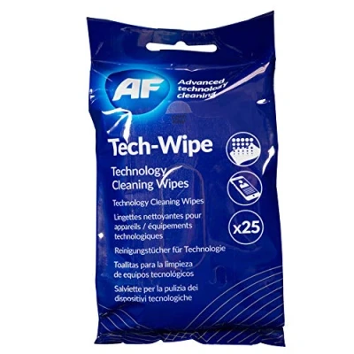 Afbeelding van AF Tech Wipes 25 Pre Moistened Screen, Phone &amp; Technology Cleaning MTW025P