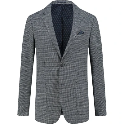 Afbeelding van Gents Colbert melange blauwgrijs Maat 25