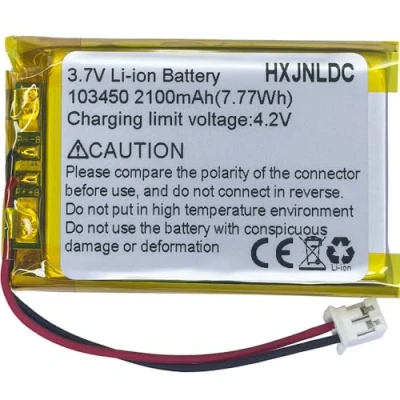 Afbeelding van DC 3.7V 2100mAh 103450 Oplaadbare lithium ion polymeer batterij Vervanging voor PS4 controller CUH ZCT1 serie, DIY 3.7 5V elektronisch product, mobiele energie opslag voeding