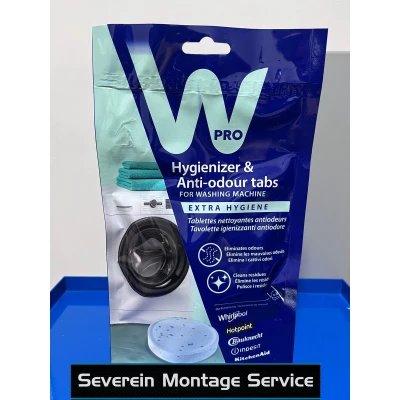 Afbeelding van W pro 484000001180 Machinereinigers wasmachine C00376307 powerfresh reinigings tabs voor wasmachines, 3 st