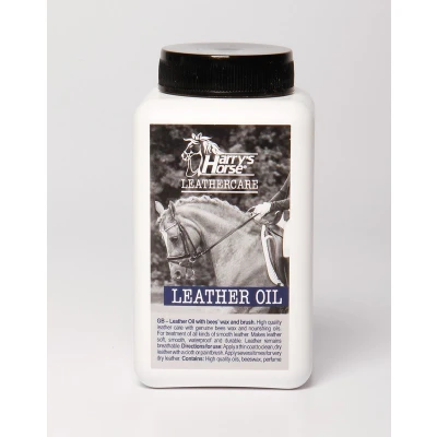 Afbeelding van Harry&#039;s Horse Lederolie/bijenwas met kwast (500 ml.) 500 ml Naturel