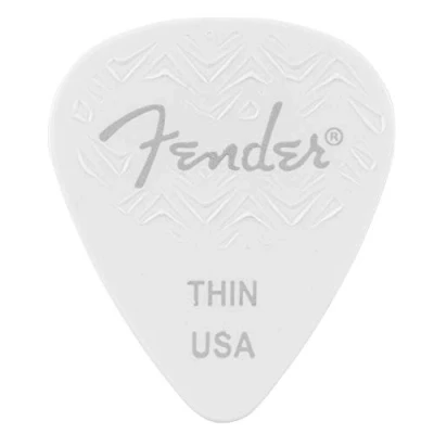 Afbeelding van Fender 351 Shape Wavelength Thin Picks Black (6 Pack) Plectrum set