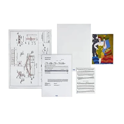 Afbeelding van Favorit 100460111 enveloppen zonder boren, 25 stuks, 35 x 50 cm, transparant