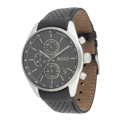 Afbeelding van BOSS Analoog herenhorloge kwarts met leren band 1514224