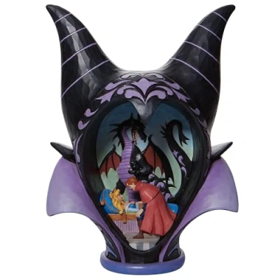 Afbeelding van Enesco Disney Traditions by Jim Shore Doornroosje Maleficent Hoofdtooi Scene Figurine, 10,25 Inch, Multicolor