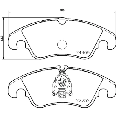 Afbeelding van Brembo Remblokset P 85 145