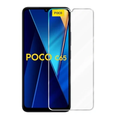 Afbeelding van Cadorabo 3x Screenprotector geschikt voor Xiaomi Poco C65 Beschermende Pantser Film in Getemperd (Tempered) Display beschermend glas 9H hardheid met 3D Touch