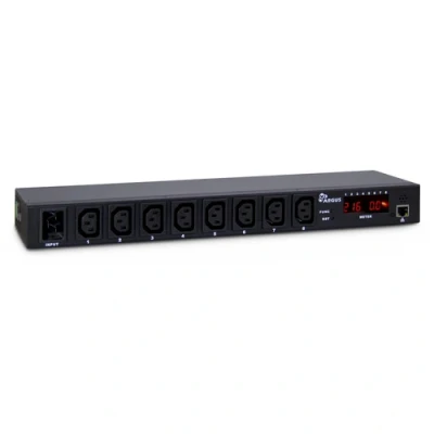 Afbeelding van Inter Tech SW 0816 energiedistributie Zwart 8 AC uitgang(en)