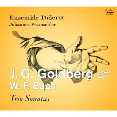 Afbeelding van Ensemble Diderot, Johannes Pramsohle J.G. Goldberg &amp; W.F. Bach Trio Sonatas (CD)