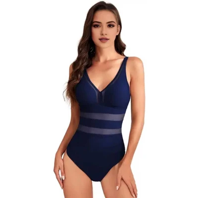 Afbeelding van Badpak Elite Corrigerend Blauw Zwemkleding Dames Bikini Strandkleding