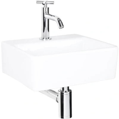 Afbeelding van Differnz Fonteinset Argus Wit incl. kraan