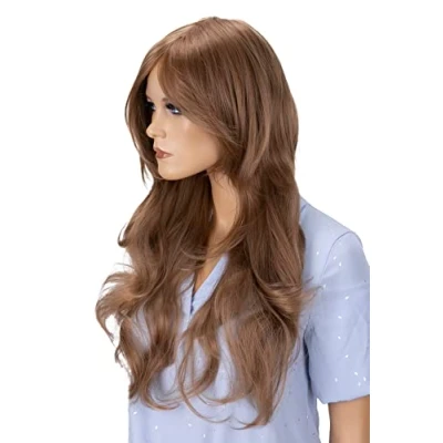 Afbeelding van CAISHA Pruik Volumineus Lang Haar Cosplay Theatershow Golvend Lichtbruin FS824