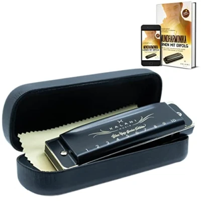 Afbeelding van XALANI Harmonica Genius Edition inclusief etui en reinigingsdoek