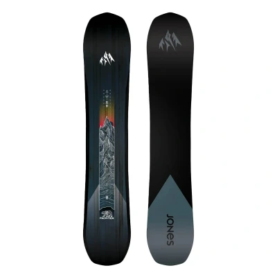 Afbeelding van Jones Frontier All Mountain Snowboard Zwart Dessin