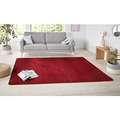 Afbeelding van Modern Effen Tapijt/Vloerkleed Nasty Rood 67x120 Cm