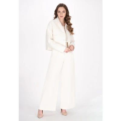 Afbeelding van Dreimaster Lichte jas, Dames, Maat: 34, Offwhite