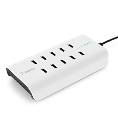 Afbeelding van Belkin Rockstar 10 Port USB lad. 120W. 2.4A p. port. wit B2B139vf