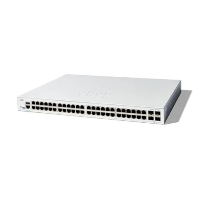 Afbeelding van Cisco Catalyst 1300 48T 4X Managed Switch, 48 poorts GE, 4 x 10 GE SFP, beperkte levenslange bescherming (C1300 4X)