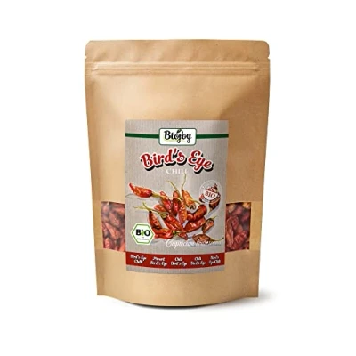 Afbeelding van Biojoy BIO Bird&#039;s Eye Chili, geheel en gedroogd (250 g), heel Chilipepers, extreem scherp