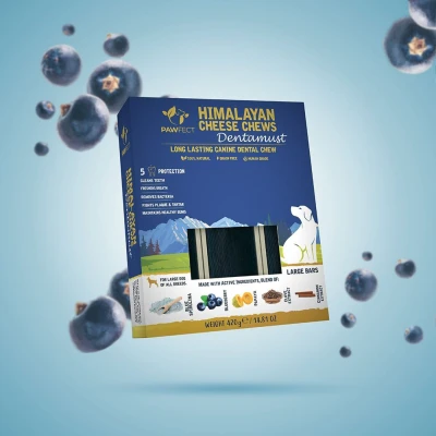 Afbeelding van Pawfect Dentamust Bars Blauwe bessen Large 420 gr.