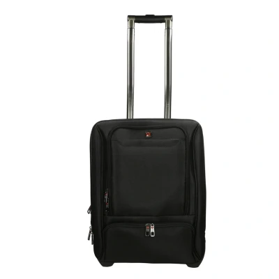 Afbeelding van Enrico Benetti Cornell 40L Laptop Trolley 17&#039;&#039; zwart Zachte koffer