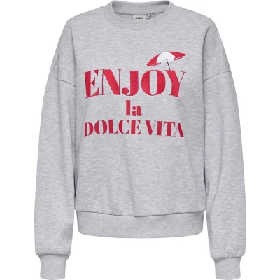 Afbeelding van Pull onlserena l/s o neck print box only