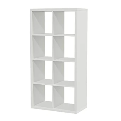 Afbeelding van Ikea Kallax Plank, boekenkast, wandrek, ruimteverdeler in wit (77 x 147 cm)
