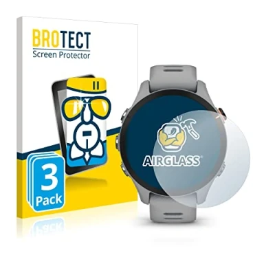 Afbeelding van BROTECT Screenprotector voor Garmin Forerunner 255S Folie Beschermfolie Beschermglas transparant (3 Stuks)