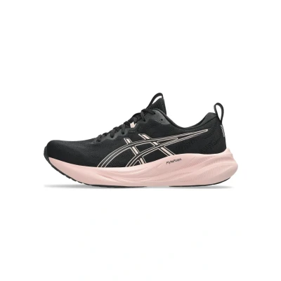 Afbeelding van Asics Gelpulse 16 ROAD Running Shoes Black breeze Sportieve wandelschoenen, Dames, Maat: 36, Kunststof