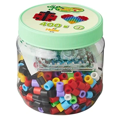 Afbeelding van Hama Ton Maxi Beads And Pegboards 400 Kralen 8792