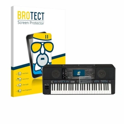 Afbeelding van BROTECT Screenprotector voor Yamaha PSR SX920 Folie Beschermfolie Beschermglas matte