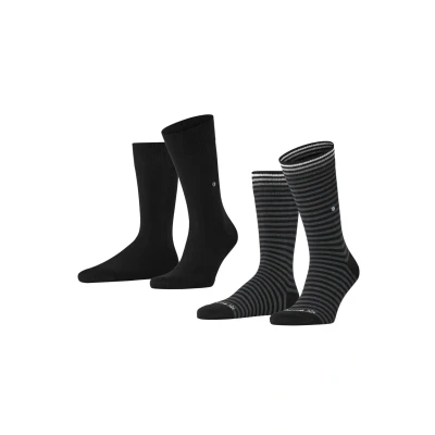 Afbeelding van Burlington 2ER PACK Sokken, Heren, Maat: 41 46, Schwarz