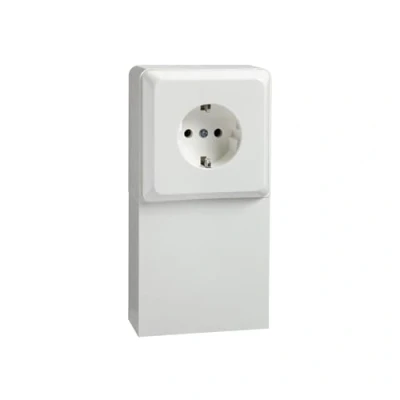 Afbeelding van Elso 505404 1 voudig 16A renovatie zuiver wit stopcontact