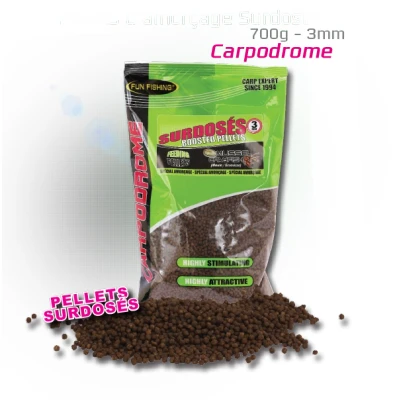 Afbeelding van Fun Fishing Surdosés Boosted Pellets 3mm 700g Smaak : Garlic