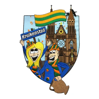 Afbeelding van Fjesta© Kruikenstad embleem Rugembleem kerk