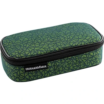 Afbeelding van Schooletui leeg Eberhard Faber jumbo X style Pro groen/blauw