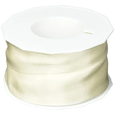 Afbeelding van C.E. Pattberg Present 60 mm 25 m pluis Bedraad Tafetta Lyon, crème