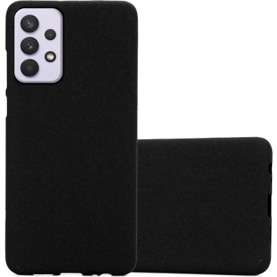 Afbeelding van Cadorabo Hoesje geschikt voor Samsung Galaxy A33 5G in FROST ZWART Beschermhoes gemaakt van flexibel TPU silicone Case Cover