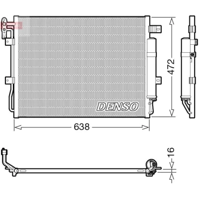 Afbeelding van Denso Airco condensor DCN14003