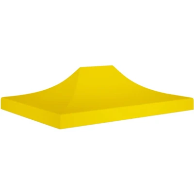 Afbeelding van Partytentdak 270 g/m² 4x3 m geel