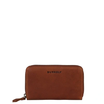Afbeelding van Burkely Antique Avery Wallet M Back Zipper cognac