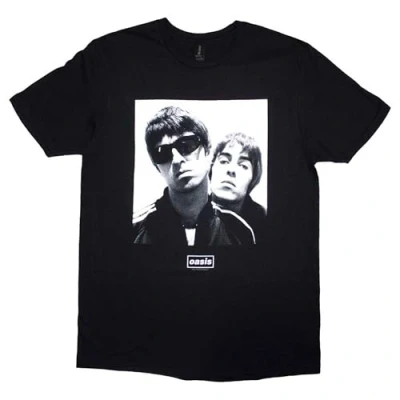 Afbeelding van Oasis Noel &amp; Liam Square Photo Heren T shirt 2XL Zwart