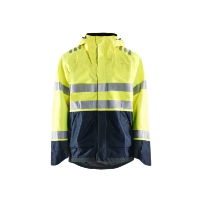 Afbeelding van Blaklader Multinorm shelljack 4088 1532 High Vis Geel/Marineblauw