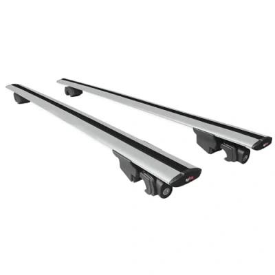 Afbeelding van Compatibel met Hyundai Kona 2017 2022 dakdrager Hook bagagedrager relingdrager sleutel aluminium grijs