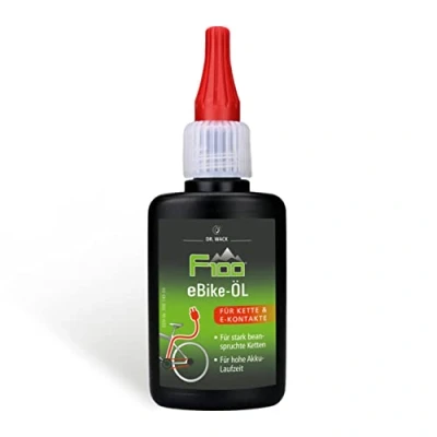 Afbeelding van DR. WACK F100 kettingolie voor e bike, 50 ml, kettingsmeermiddel minder slijtage en wrijving, kettingverzorgingsolie elektrische fiets, smeermiddel biketingen, hoogwaardig